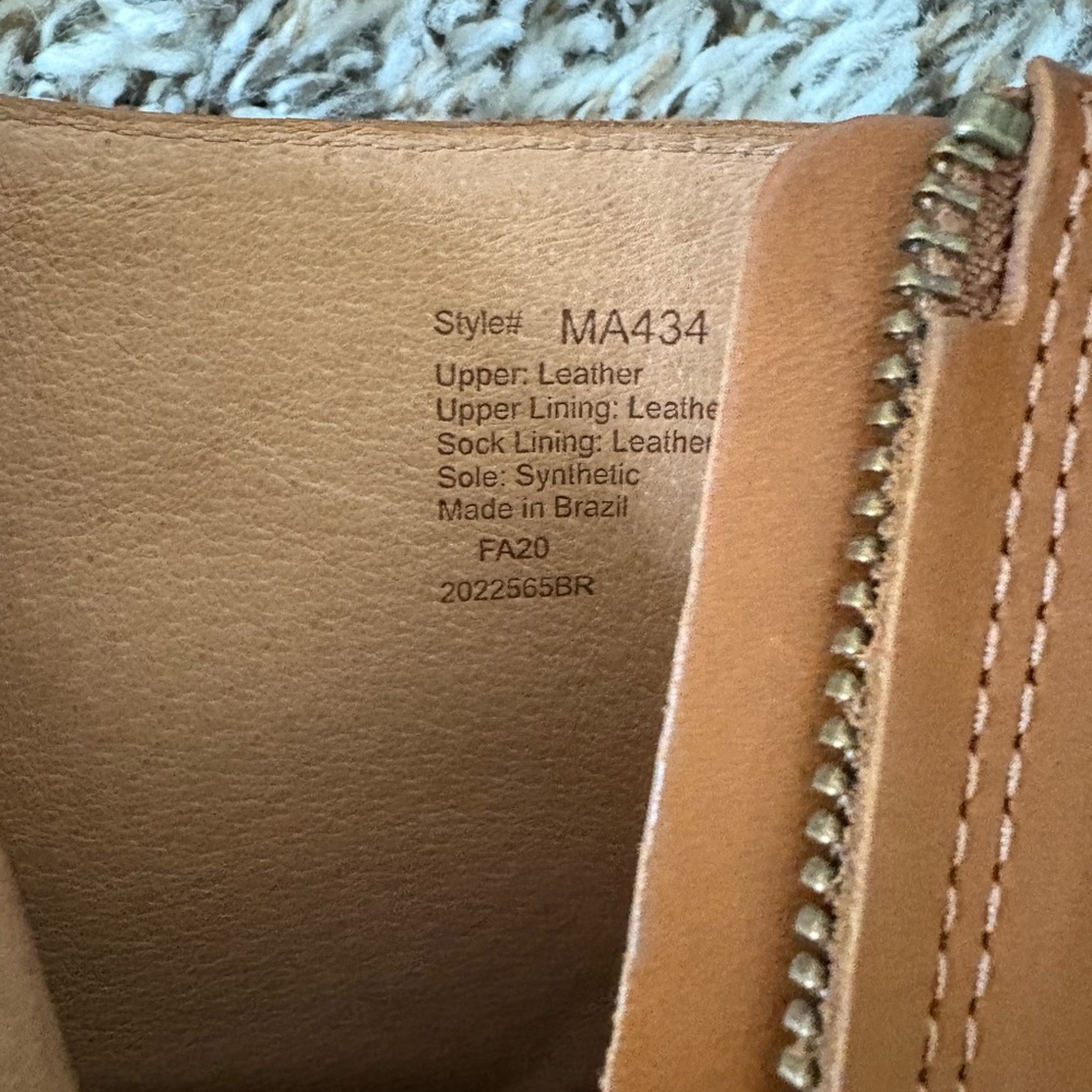 Madewell Tan leather Ankle Boots - Picture 6 of 6
